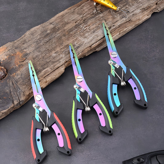 1pc Stainless Steel Fishing Pliers – Line Cutter & Split Ring Opener