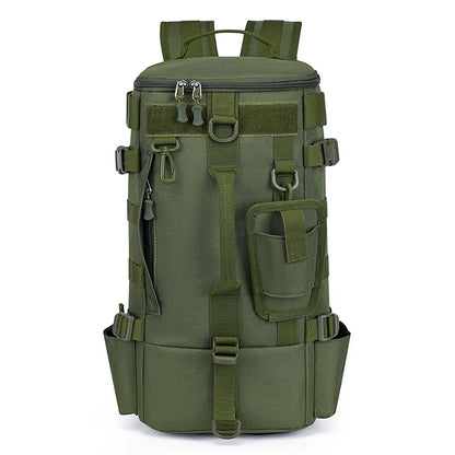 Tactical Fishing Backpack – Waterproof Tackle Bag with Rod Holders and Molle System for Outdoor Adventures