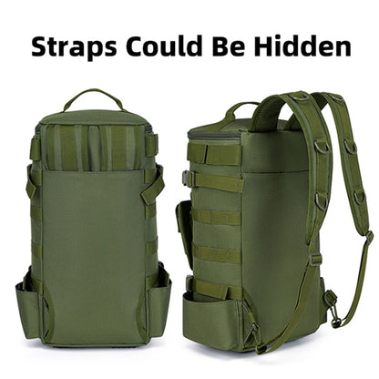 Tactical Fishing Backpack – Waterproof Tackle Bag with Rod Holders and Molle System for Outdoor Adventures