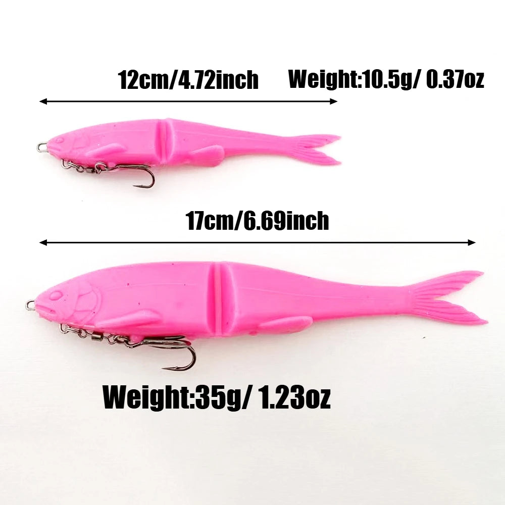 Two-Section Long-Casting Soft Swimbait