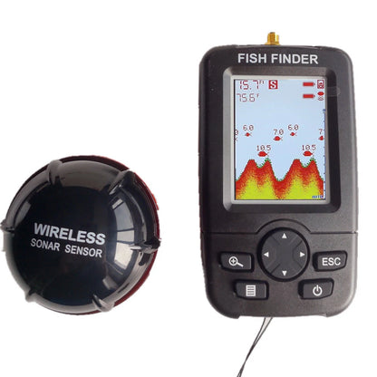 100M Portable Sonar Fish Finder – Wireless Echo Sounder with Fish Alarm