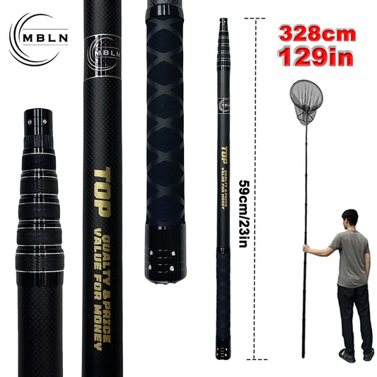 Ultralight extendable fishing net