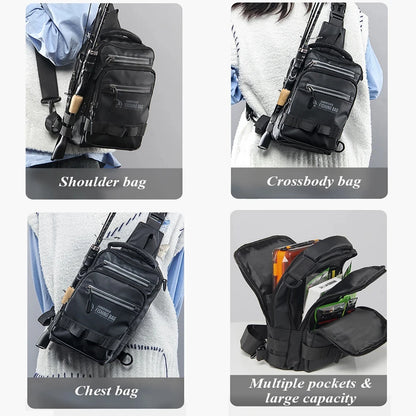 multi-functioning fishing backpack