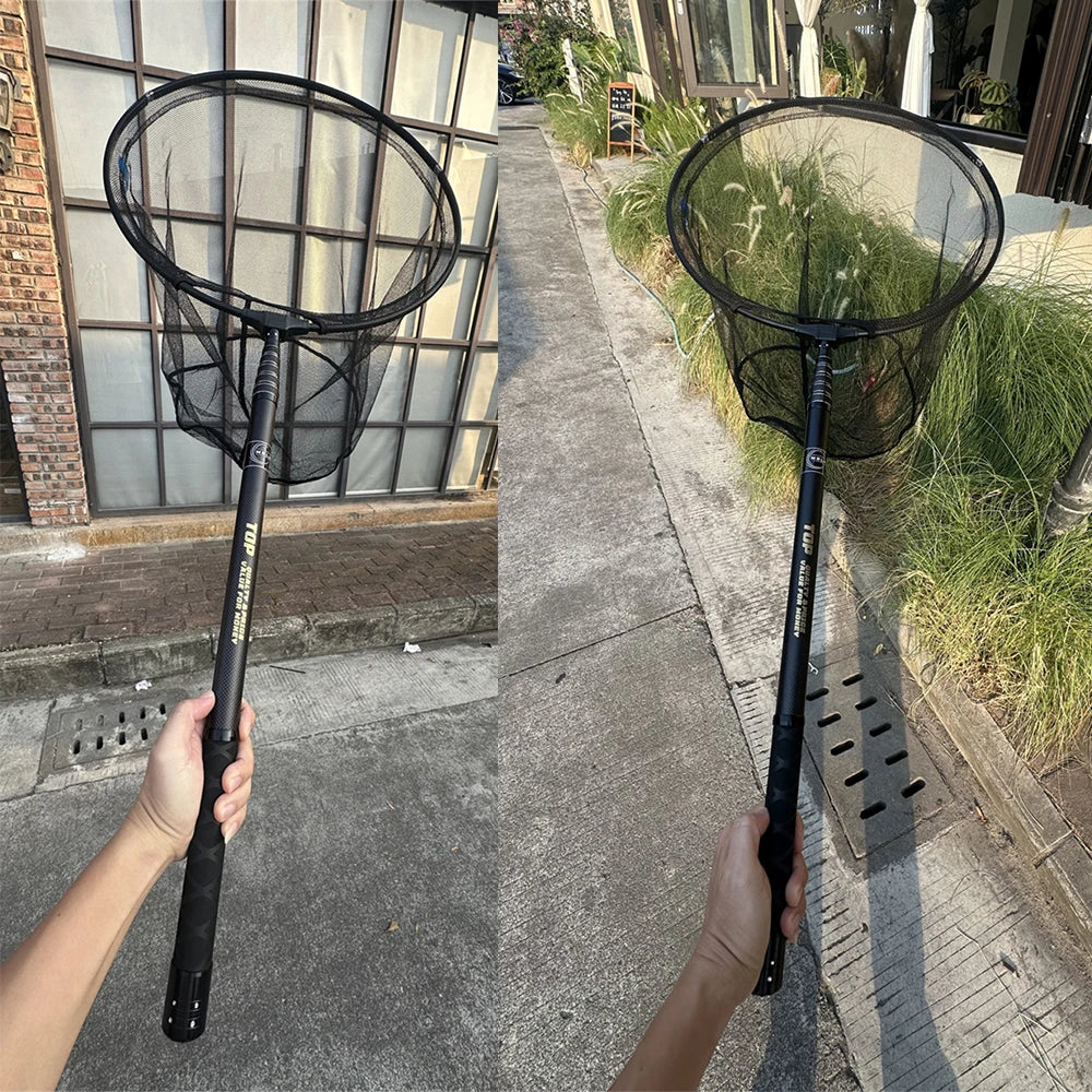 Ultralight extendable fishing net