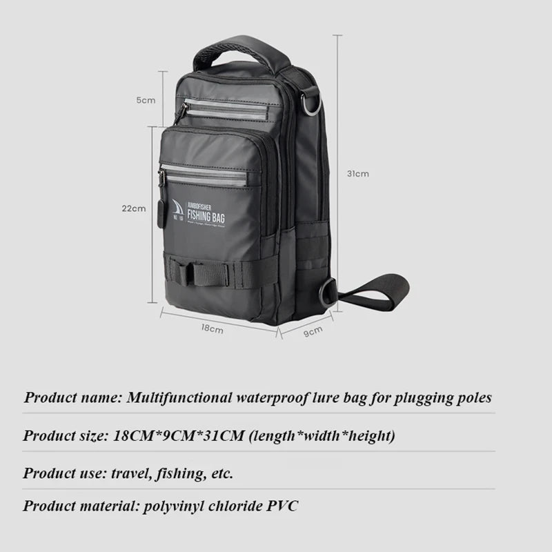 multi-functioning fishing backpack