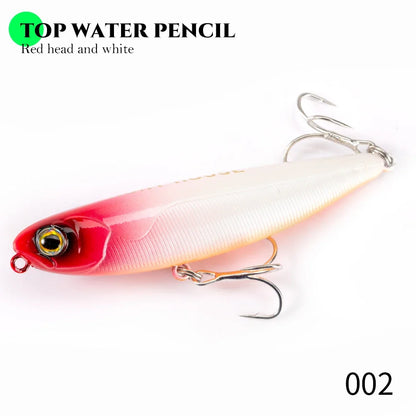 Floating Topwater Pencil Fishing Lure -100mm 17.1g Saltwater For Bass Tackle