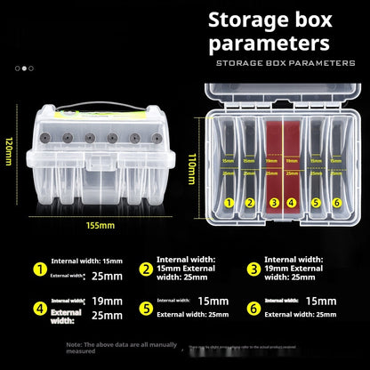 Multifunctional Fishing Line Storage Box – Tangle-Free Organizer for Up to 6 Lines