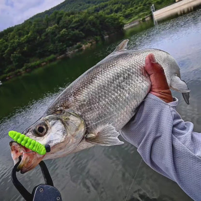 Segmented Floating Soft Worm Bait | 55mm & 80mm | 10 Colors | Saltwater & Freshwater